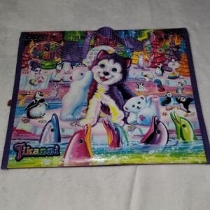 Lisa Frank Tikanni Husky Trifold Portfolio
